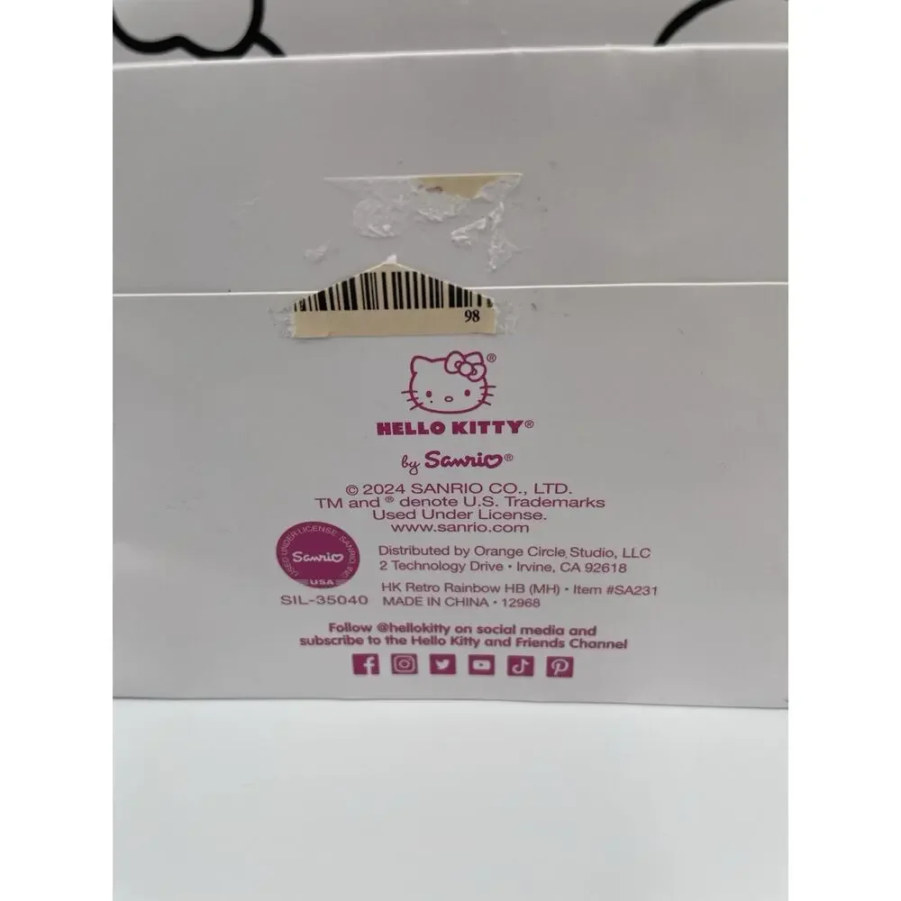 NEW Hello Kitty Sanrio Set Of 2 Gift Bags With Handles & Gift Tags